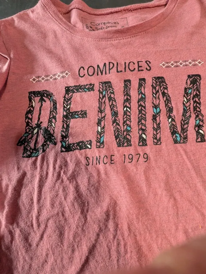 T-shirt manche longue 10 ans Complices - photo numéro 2
