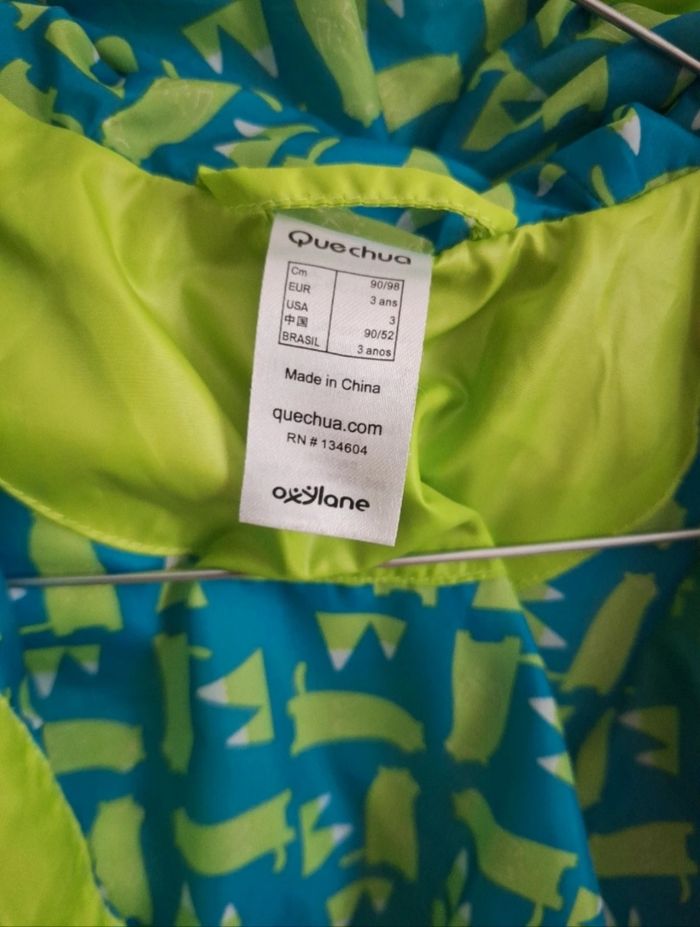 Doudoune Quechua Vert fluo : fille 3ans / 98cm - photo numéro 7