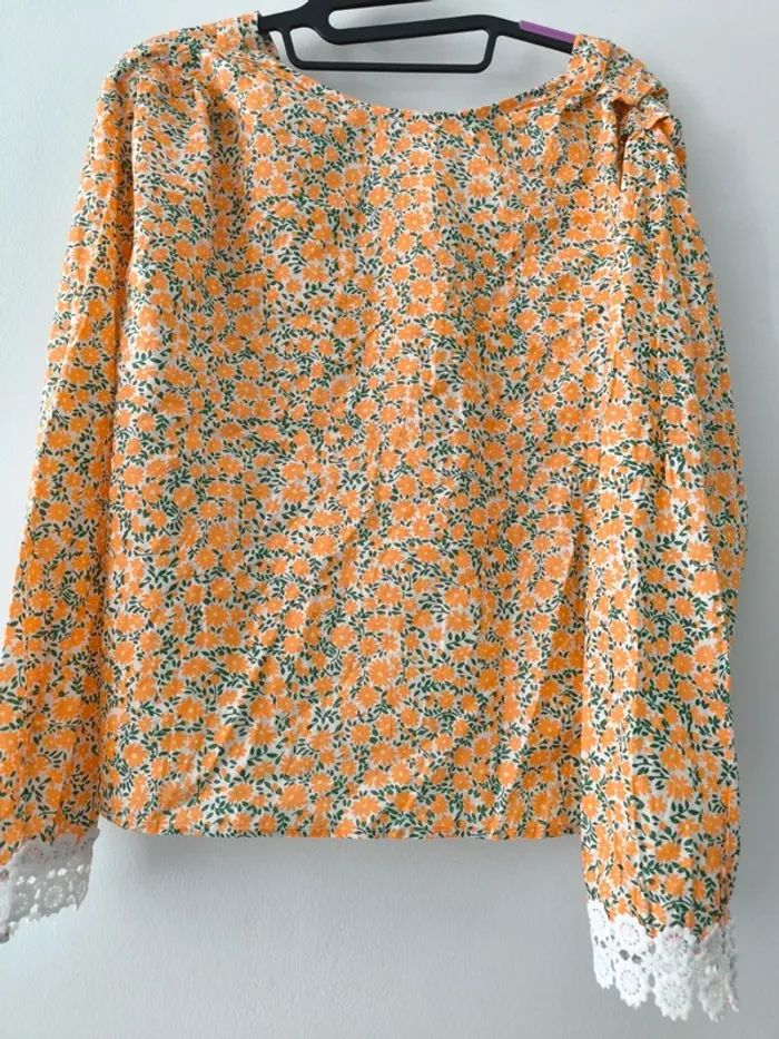 Blouse fleurie Season – Taille M – Neuve avec étiquette - photo numéro 3