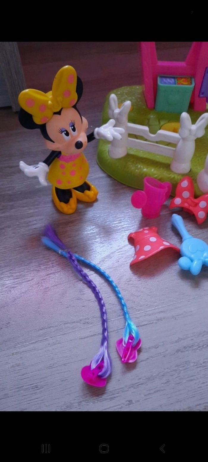 Maison minnie avec personnage - photo numéro 2