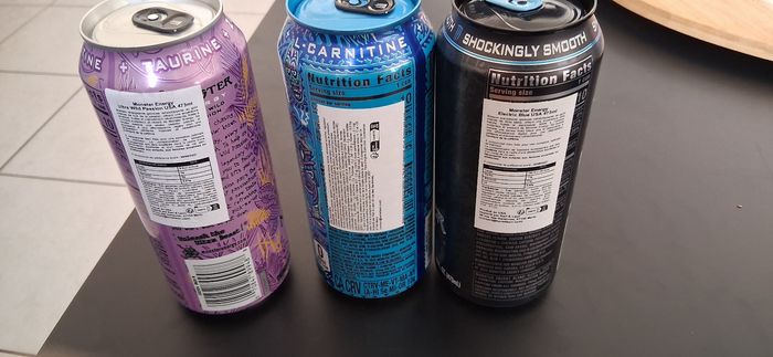 Lot canettes Monster energy Pleine - photo numéro 2