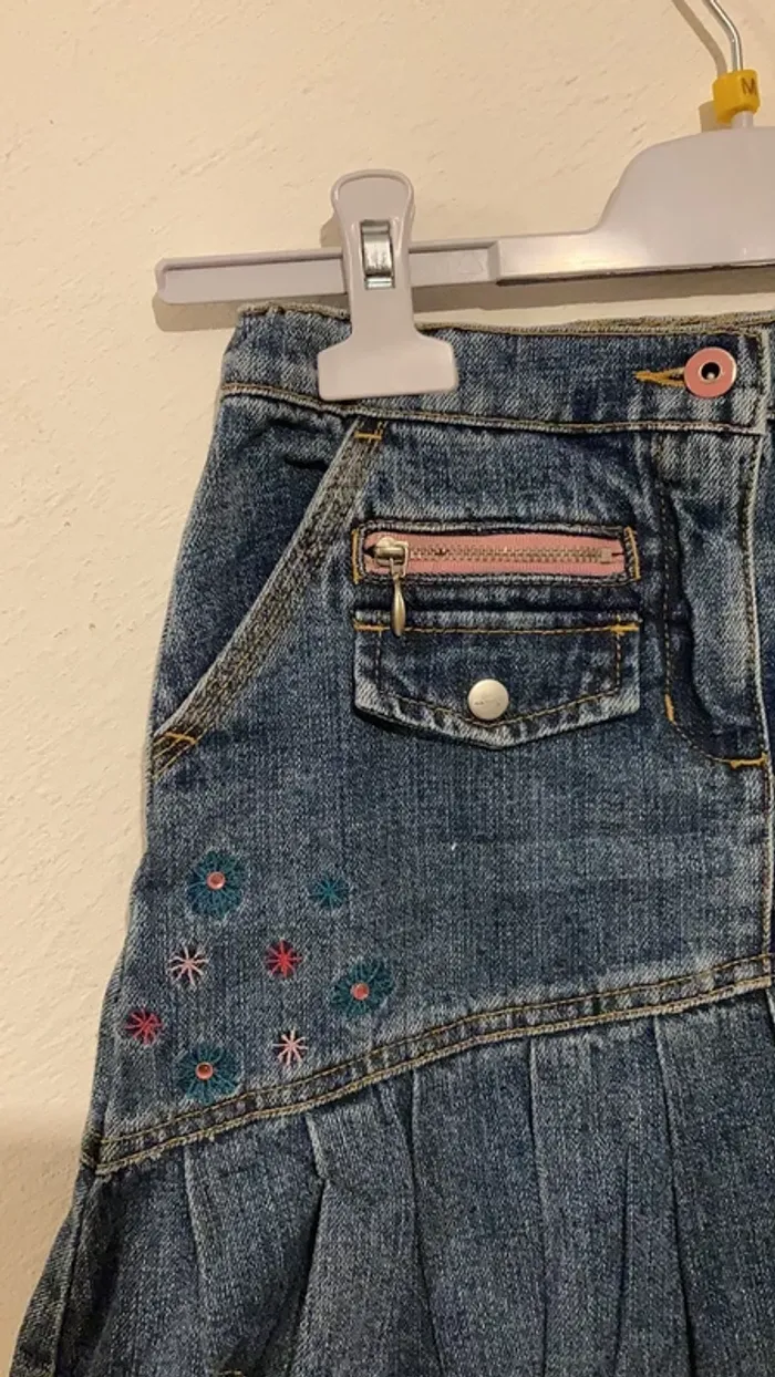 Jupe d’été en jeans fille - photo numéro 6