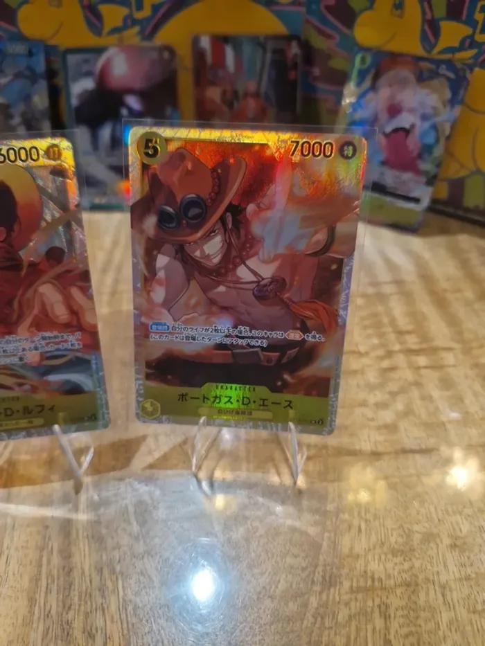 Carte One Piece Monkey D Luffy et Portgas D Ace - photo numéro 3