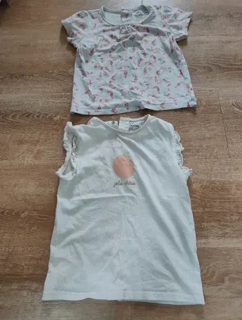 2 T shirt 36 mois