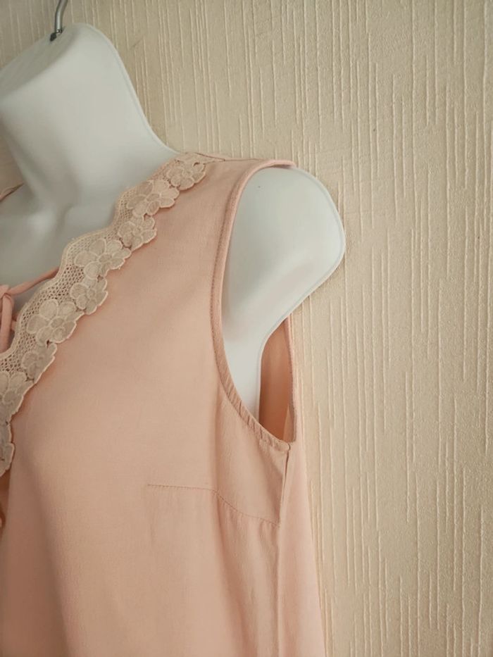 Haut fluide sans manches rose pâle Naf Naf 36 - photo numéro 3