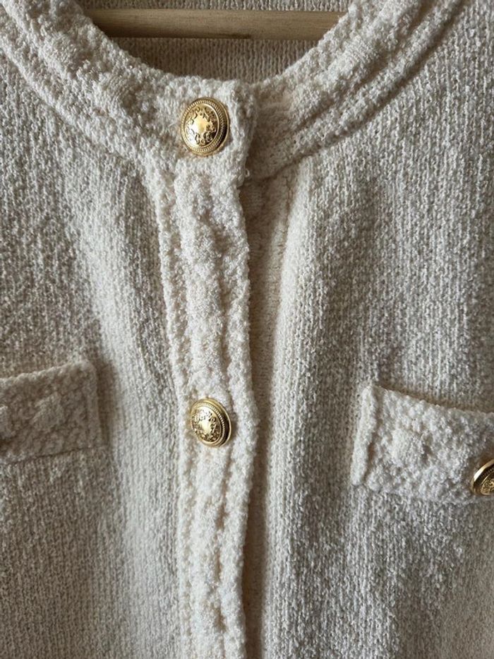 Blazer H&m crème taille L - photo numéro 4