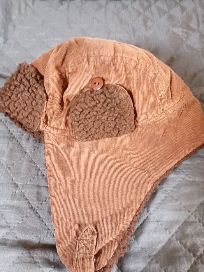 Chapka velours marron taille 52