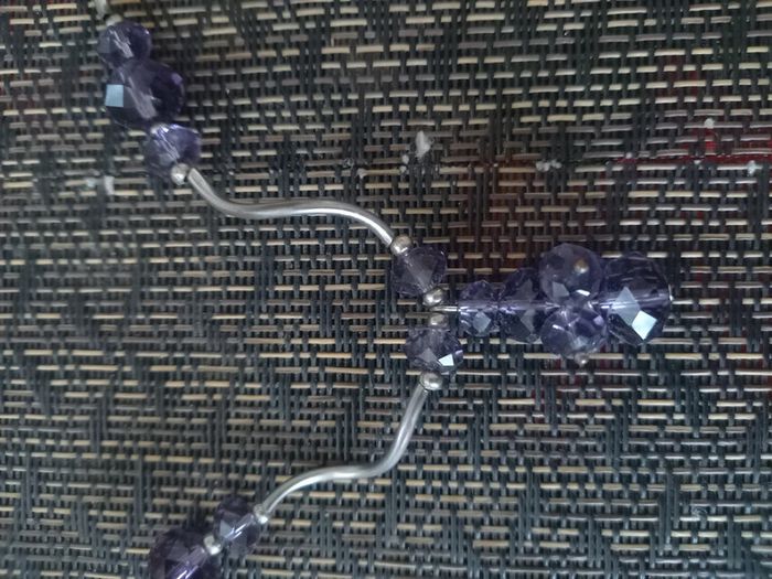 Collier violet fantaisie - photo numéro 8