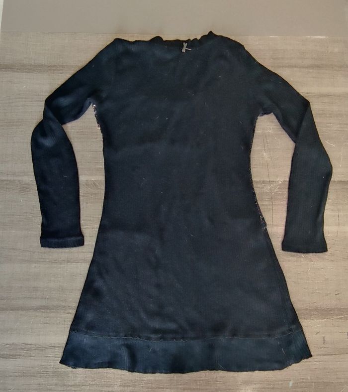 Robe noire femme 101 Idées taille S broderies - Très bon état - photo numéro 9