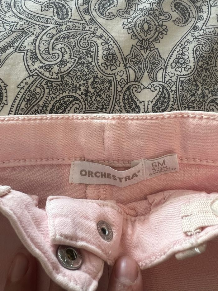 Jeans fille 6 mois orchestra et tape à l’œil