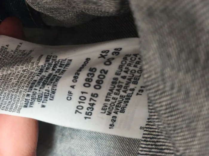 Veste en jean Levi’s Engineered – Taille XS (38 cm x 50 cm) - photo numéro 5