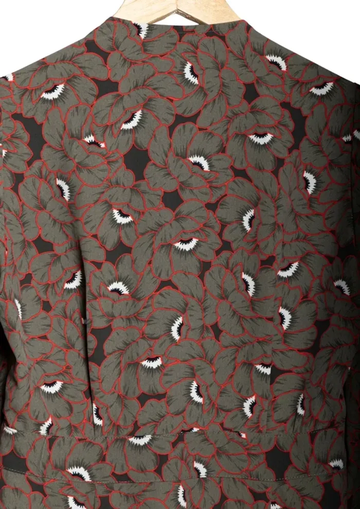 Robe portefeuille imprimée – Jane Wood Taille : 1 - photo numéro 8