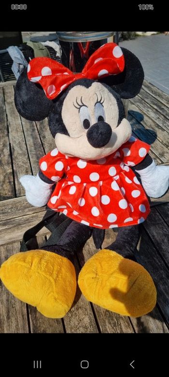 Sac à dos minnie disney 50 cm enfant