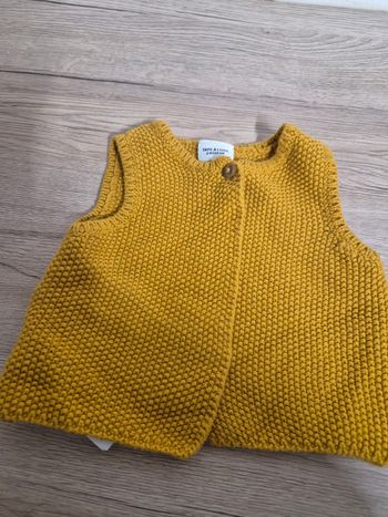 Gilet 6 mois tape  l'œil 