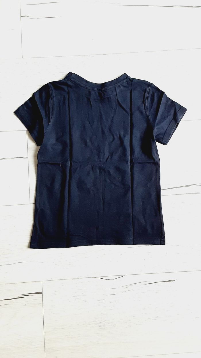 Vêtement garçon tee-shirt manches courtes bleu Kiabi 6 ans - photo numéro 3