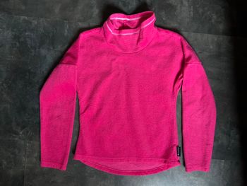 Pull polaire Fuschia col montant 8 ans Quechua Decathlon 