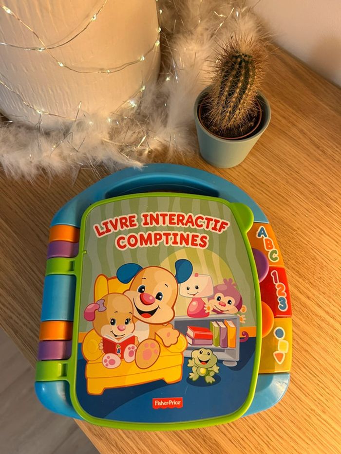 Livre comptines Fisher Price