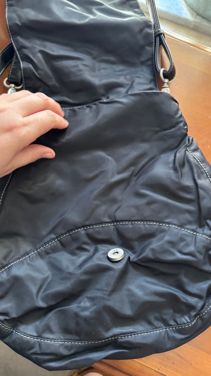 Sac noir en tissus - photo numéro 4