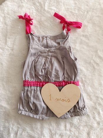 Combishort bébé fille