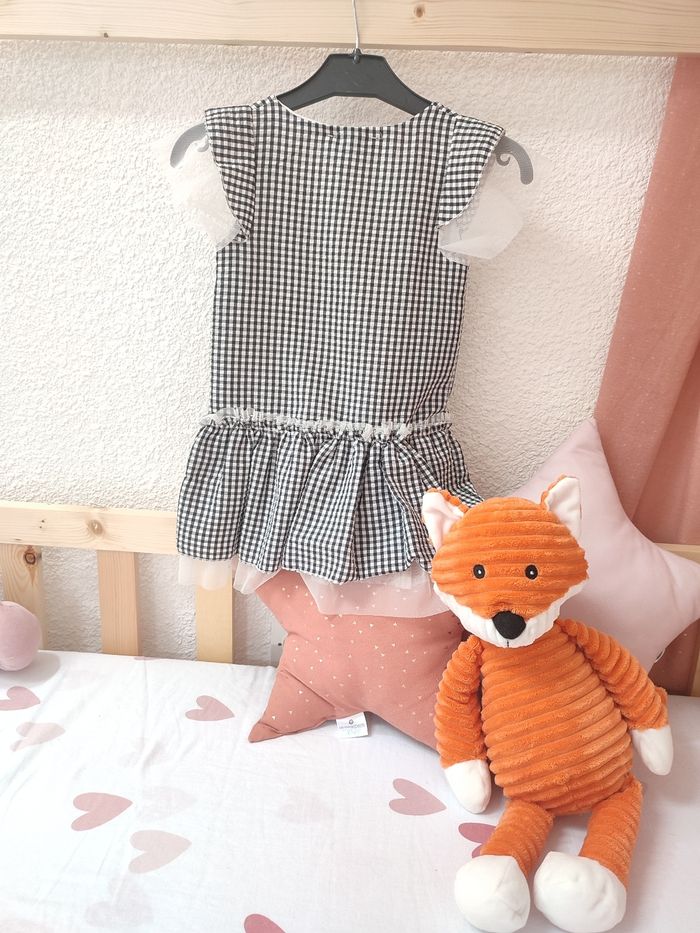 Robe à carreaux - Noir et Blanc - 2 ans - Neuf - P'tit Môme - photo numéro 5