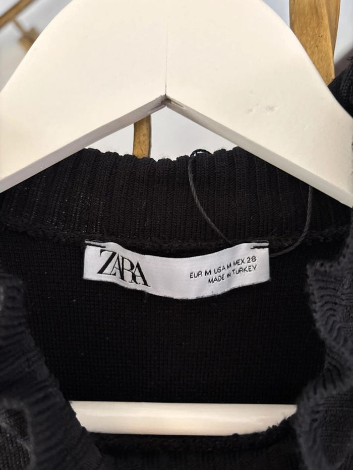 Robe maille noir Zara - photo numéro 3
