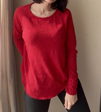Haut rouge Sud Express taille M très bon état