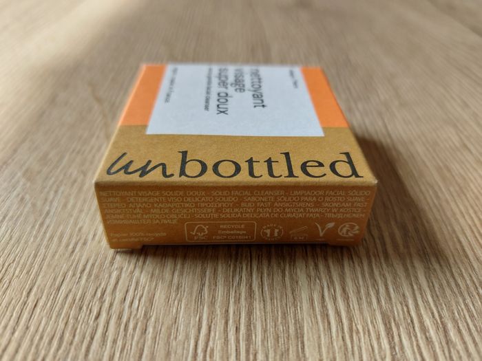 Unbottled nettoyant visage super doux solide vegan 30g - photo numéro 3