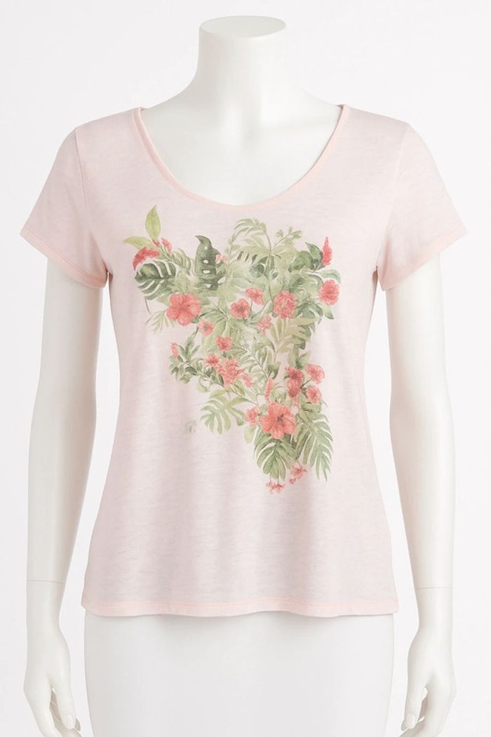 T-shirt femme Sun Valley Floral tropical