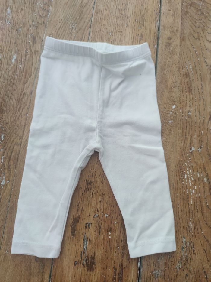Legging 1 mois blanc obaibi