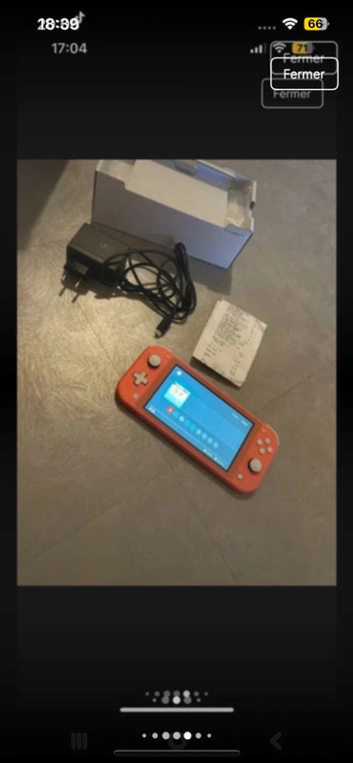 Nintendo switch lite rose - photo numéro 9