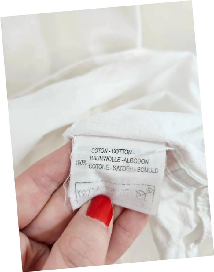 Chemise manches courtes blanche Aigle 100% coton coupe classique taille XL - photo numéro 5