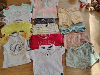 Lot vêtements bébé garçon – Taille 9 mois-été