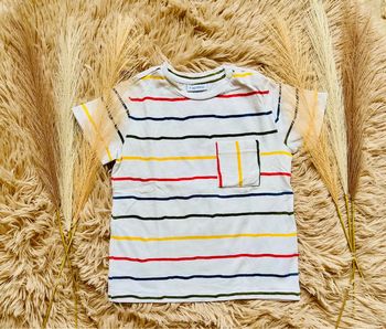 T-shirt manches courtes rayures