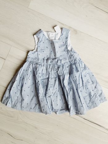 Vêtement bébé fille robe rayée H&M 6 mois