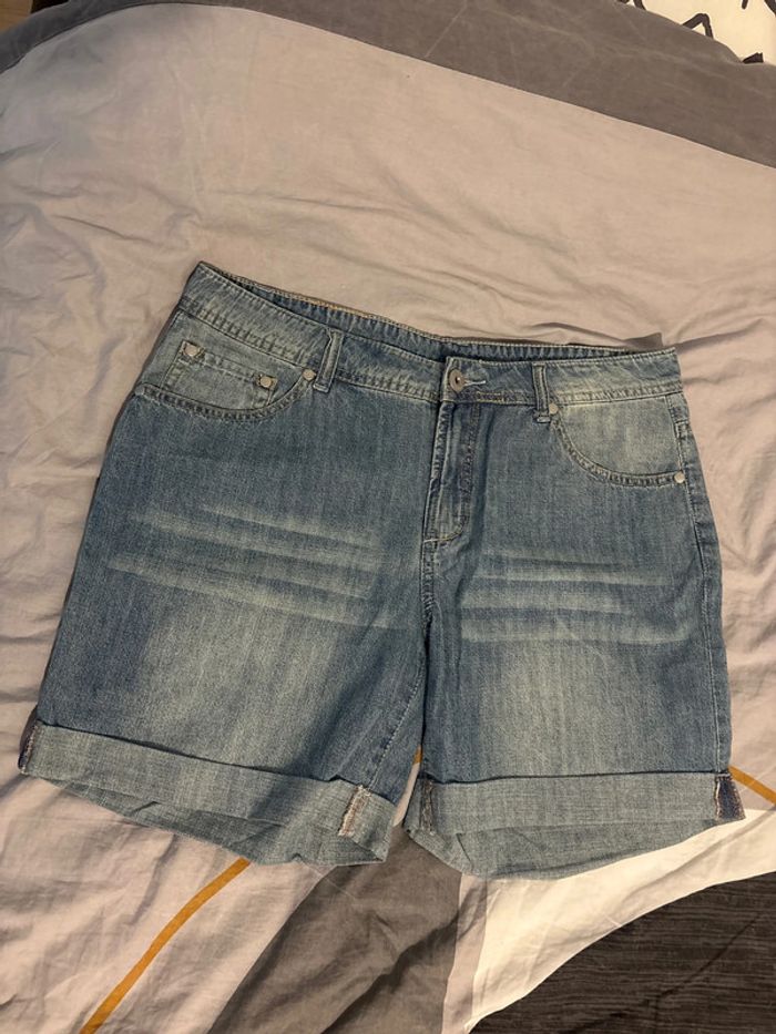 Short en jeans
