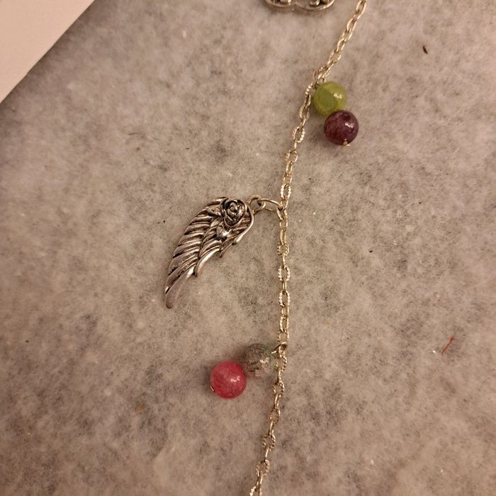 Collier avec breloques et perles multicolore - photo numéro 6