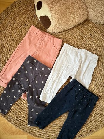 Lot leggings 9 mois