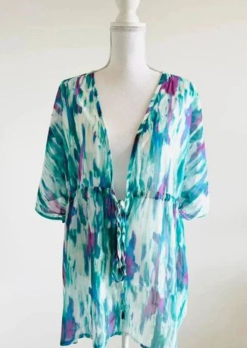 Blouse coloré verte boutique indépendante