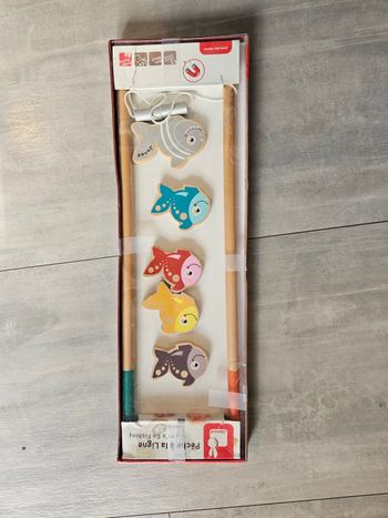 Pêche à la ligne janod en.bois