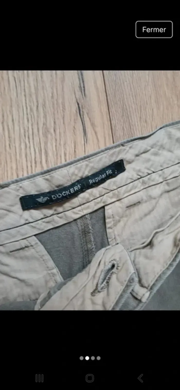Chino dockers gris San Francisco regular fit W30 L32 - photo numéro 2