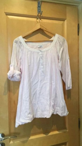 Tunique Pimkie rose pâle en coton Taille 36
