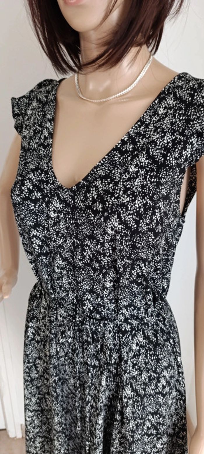 Robe été Mango noire et blanche taille S - photo numéro 2