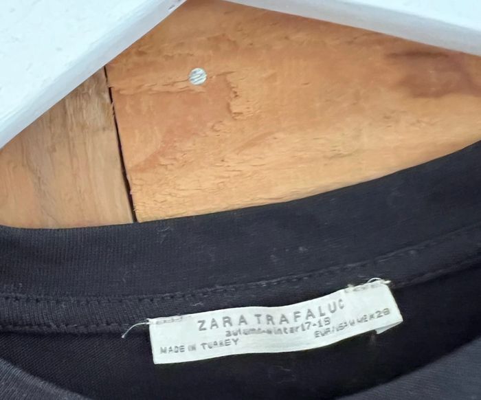 Tee-shirts zara femme noir et léopard - photo numéro 3