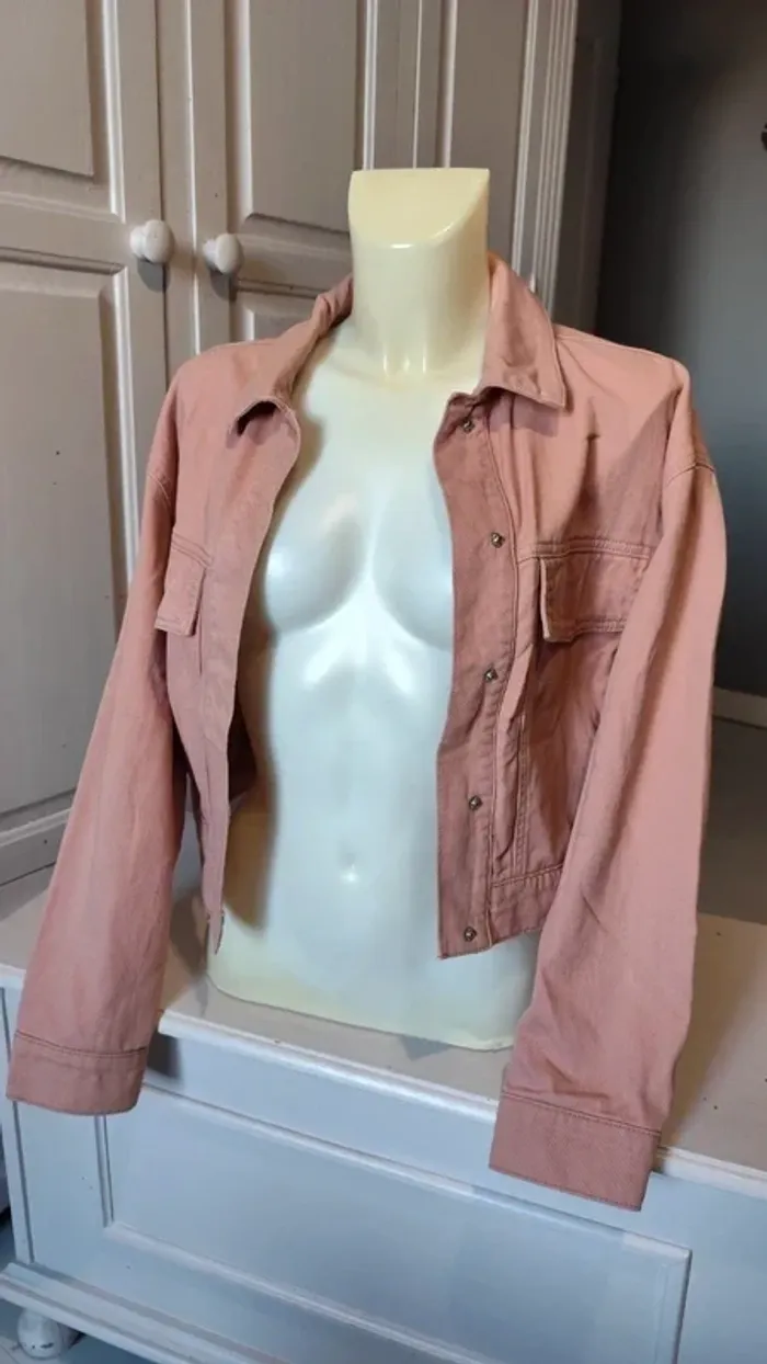 Veste en jean T38 - Cache Cache - photo numéro 2