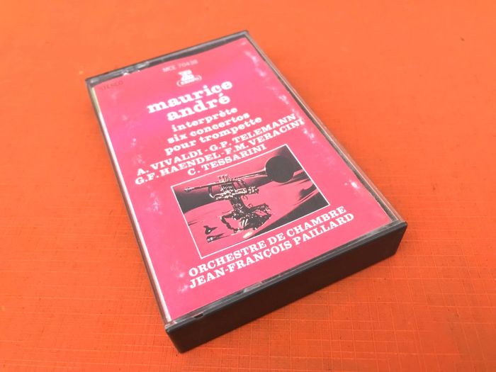 Cassette audio  Maurice André  Six Concertos pour interprète  MCE 70438 - photo numéro 5