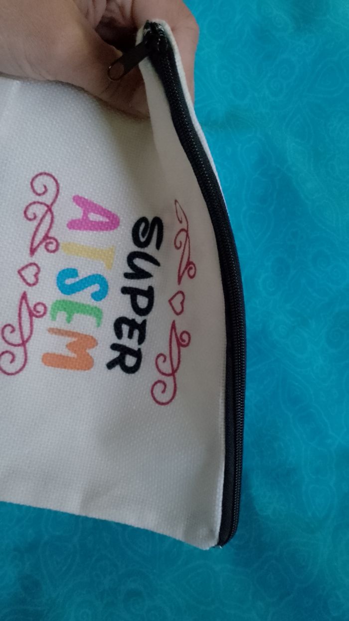 Trousse, pochette neuve super ATSEM merci pour tout - photo numéro 5