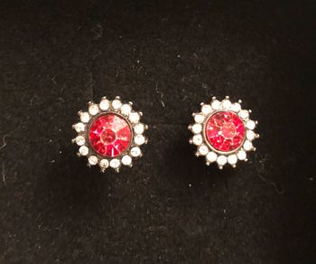 Boucles d’oreille fantaisies avec strass