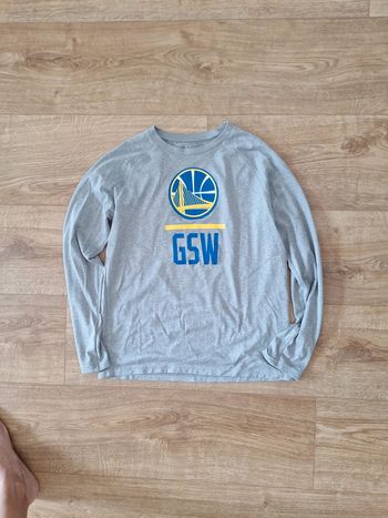 Tee shirt manche longue GSW 12 ans