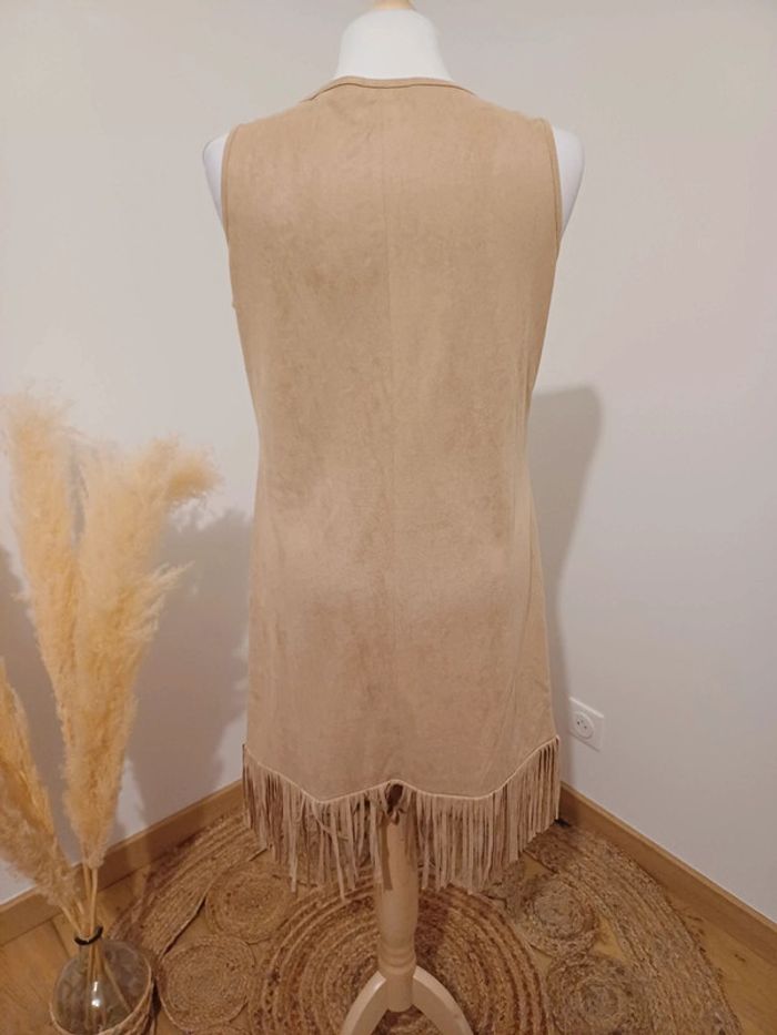 Robe beige en suédine Oxana taille S 36 - photo numéro 6