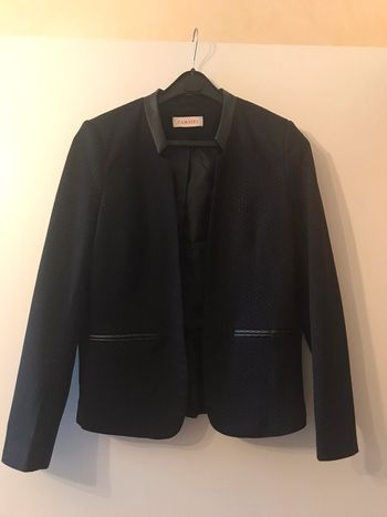 Veste camaïeu à point gris